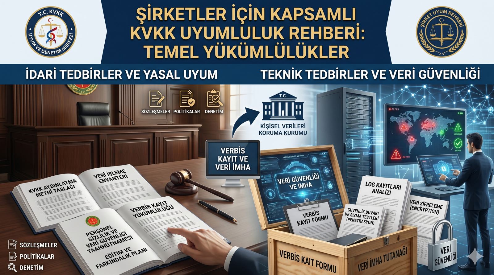 Şirketler İçin Kapsamlı KVKK Uyumluluk Rehberi: Temel Yükümlülükler